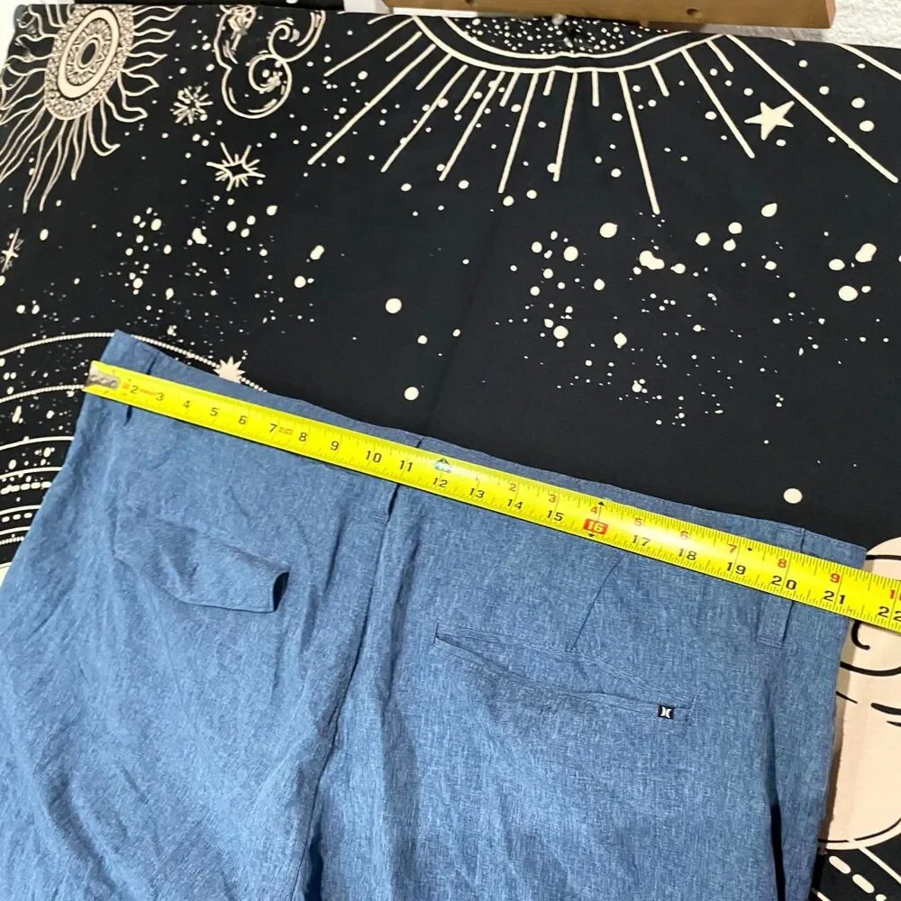 Hurley Phantom Chino Short Men's Blue Preppy Career Academia Business Summer